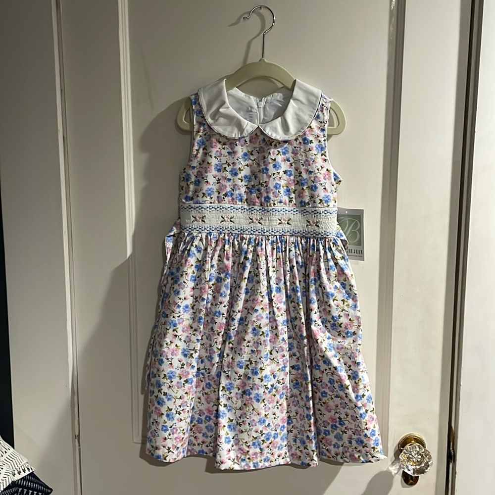 Bonnie Jean iris flowers girls dress-size 6